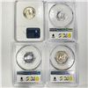 Image 2 : 1946-1969 Set (4) Misc Graded Coins PCGS, NCG -