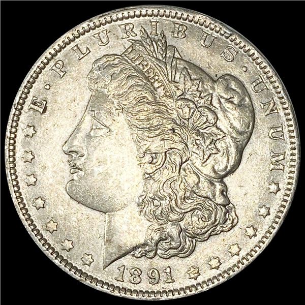 1891-O Morgan Silver Dollar CLOSELY UNCIRCULATED