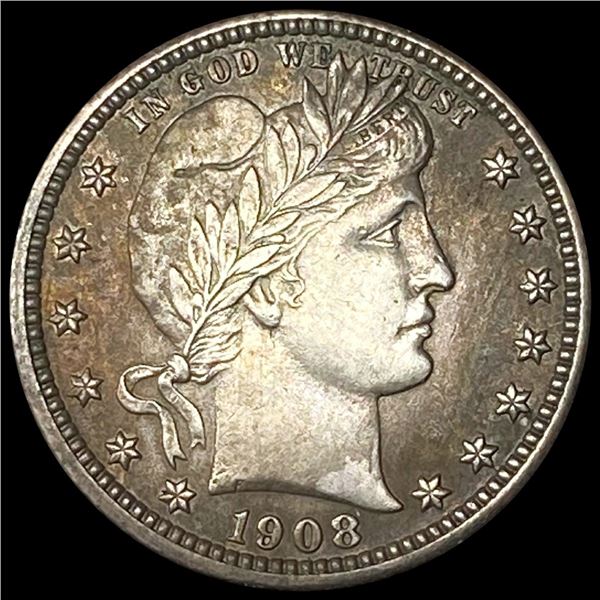 1908 Barber Quarter CLOSELY UNCIRCULATED