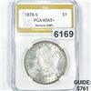 Image 1 : 1878-S Morgan Silver Dollar PGA - MS65+ Rev DMPL