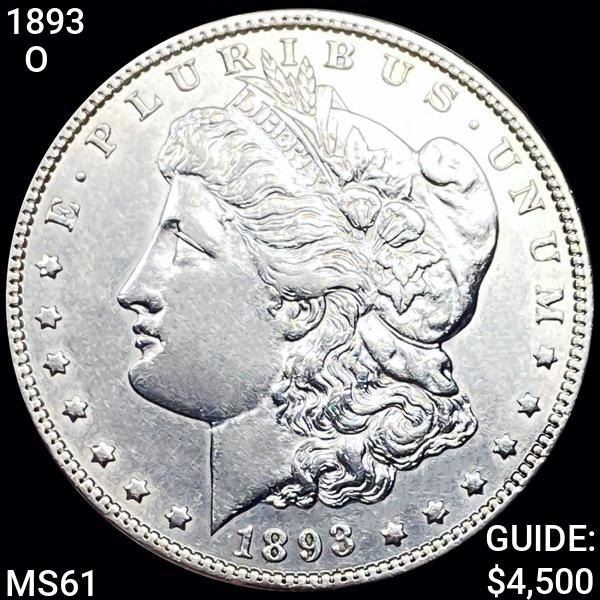 1893-O Morgan Silver Dollar UNCIRCULATED