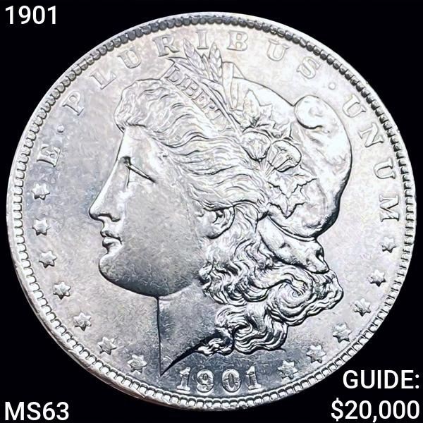 1901 Morgan Silver Dollar CHOICE BU