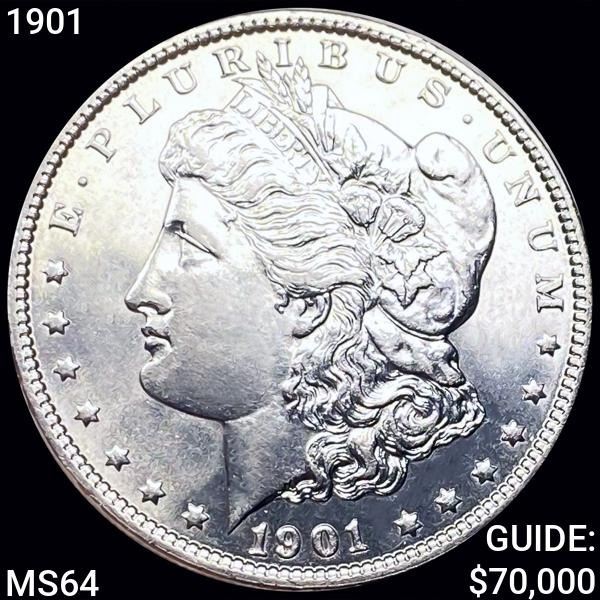 1901 Morgan Silver Dollar CHOICE BU