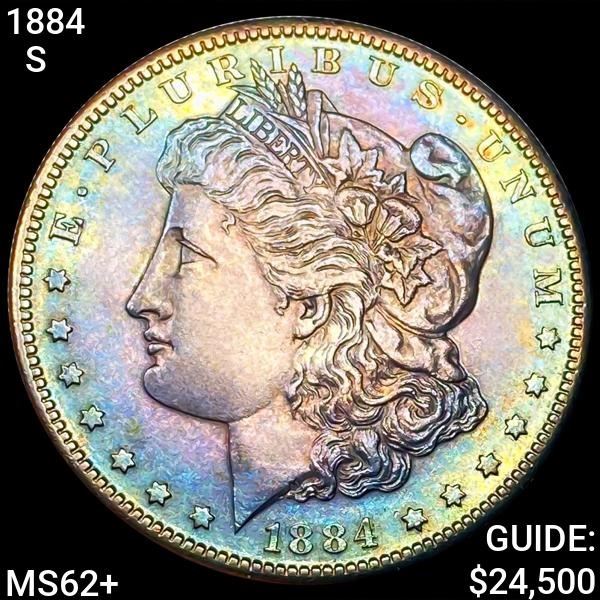 1884-S Morgan Silver Dollar UNCIRCULATED+