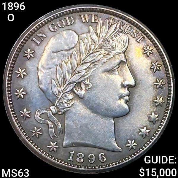 1896-O Barber Half Dollar CHOICE BU