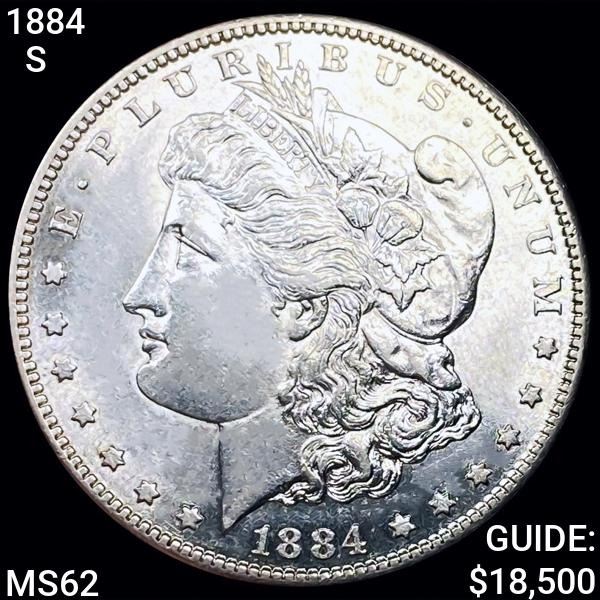 1884-S Morgan Silver Dollar UNCIRCULATED