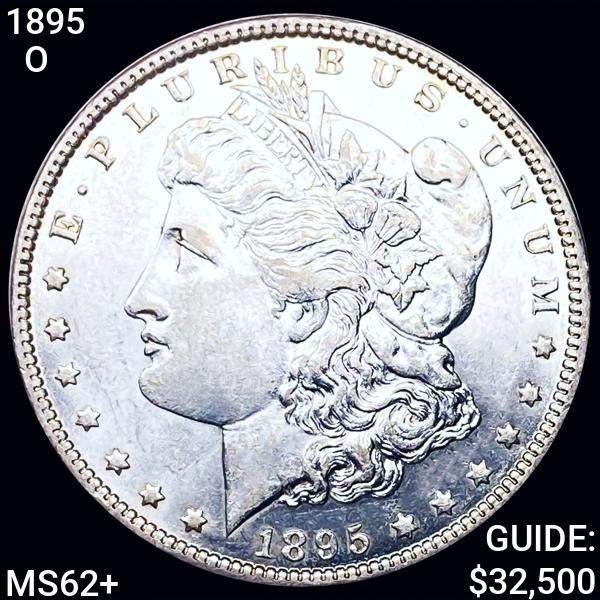 1895-O Morgan Silver Dollar UNCIRCULATED+
