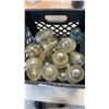 Image 2 : CRATE OF GLASS INSULATORS