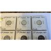 Image 2 : 11 1967 CANADIAN CENTENNIAL COINS - SILVER DIMES, RABBIT NICKELS, MINT DOVE PENNIES