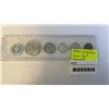 Image 1 : 1944 COMPLETE CANADIAN COIN SET .800 SILVER, 1 CENT - 50 CENTS