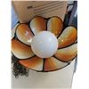 Image 2 : SLAG GLASS STYLE CEILING LIGHT