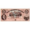 Image 2 : 1858 Proof $5 Note Bank of the DC PCGS MS-65 PPQ