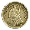 Image 1 : 1854 Seated Liberty Half Dime Arrows NGC XF-40