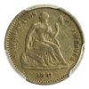 Image 1 : 1861/0 Seated Liberty Half Dime PCGS VF-30