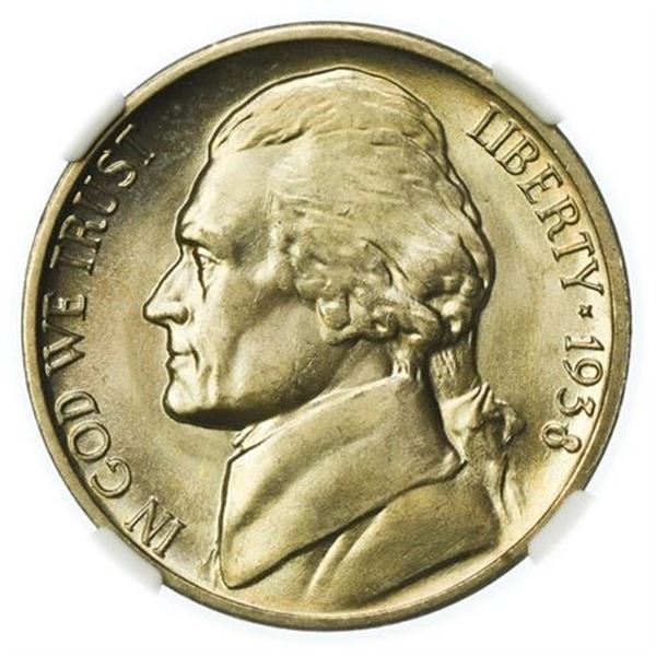 1938-D Jefferson Nickel NGC MS-65 5FS