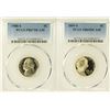 Image 1 : Pair of Proof Jefferson Nickels PCGS DCAM