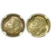Image 2 : Roosevelt Dimes 1946-D MS-67 FT and 1946-S MS-66