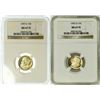 Image 2 : Roosevelt Dimes 1947-D and 1947-S NGC MS-67 FT