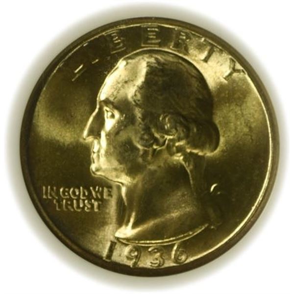 1936 Washington Quarter NGC MS-66