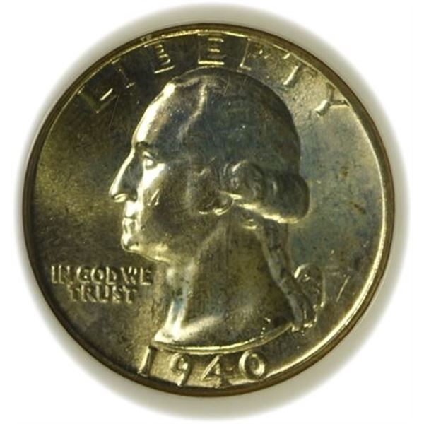 1940 Washington Quarter NGC MS-66