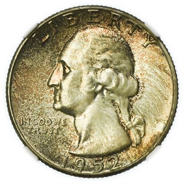 1952 Washington Quarter NGC MS-66