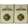 Image 1 : Washington Quarters 1953-S and 1954-S NGC MS-66