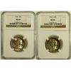 Image 1 : Washington Quarters 1956 and 1956-D NGC MS-66