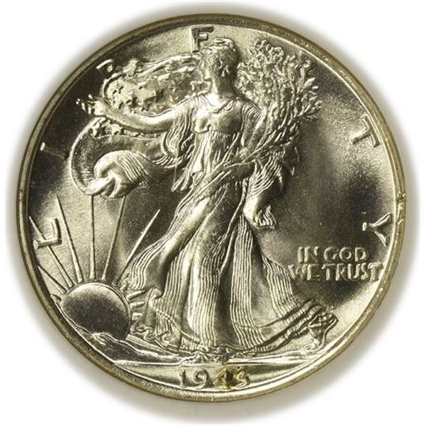 1943 Walking Liberty Half Dollar NGC MS-65