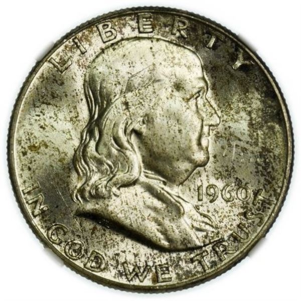 1960 Franklin Half Dollar NGC MS-65