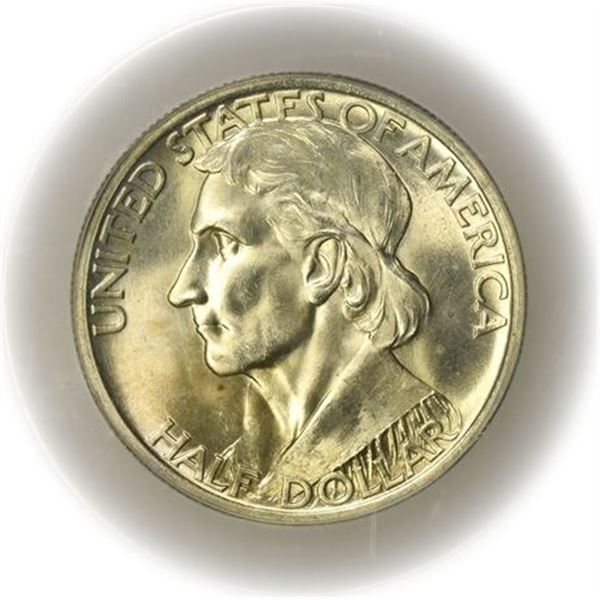 1937 Boone Commem Half Dollar PCGS MS-65