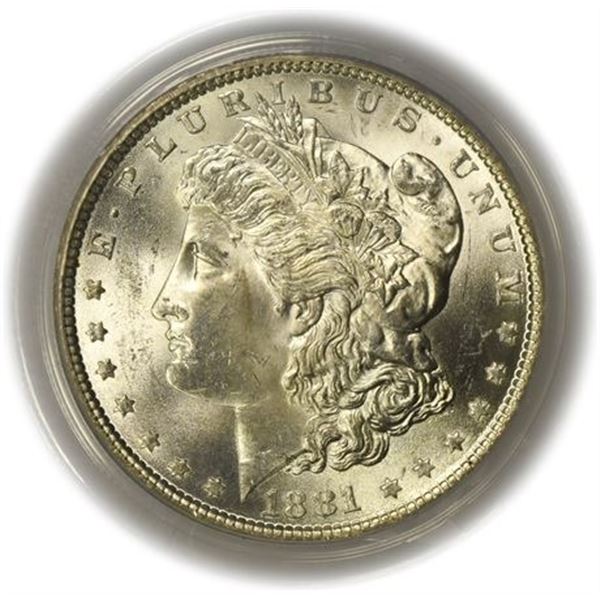 1881 Morgan Dollar PCGS MS-63