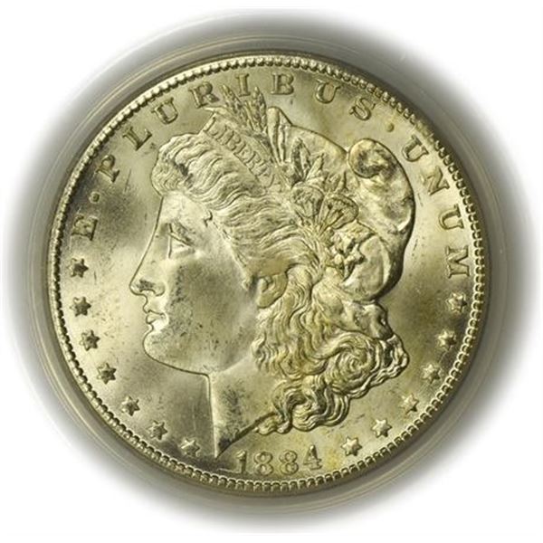 1884-CC Morgan Dollar PCGS MS-66