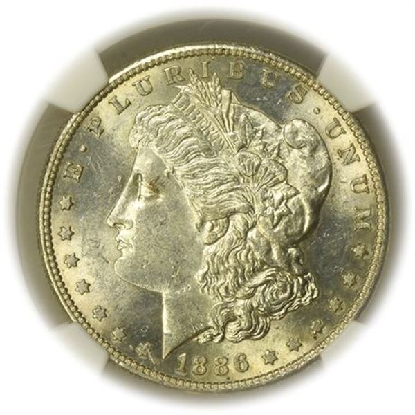 1886-S Morgan Dollar NGC MS-61
