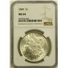Image 2 : 1889 Morgan Dollar NGC MS-64