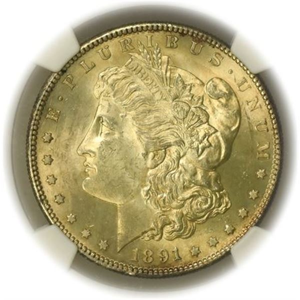 1891-S Morgan Dollar NGC MS-63