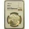 Image 2 : 1896 Morgan Dollar NGC MS-63
