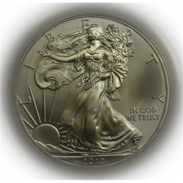 2012-(S) Proof Silver Eagle ANACS MS-70