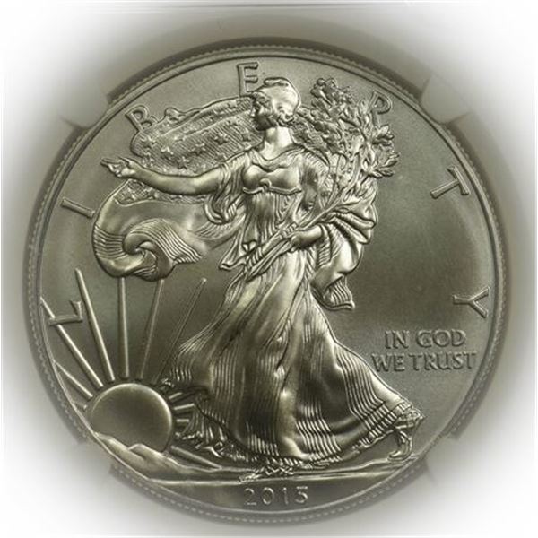 2015 Silver Eagle NGC MS-70 Early Releases QA