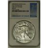Image 2 : 2017-W Burnished Silver Eagle NGC MS-70