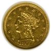 Image 1 : 1861 Type 2 $2.50 Gold Quarter Eagle NGC AU-53