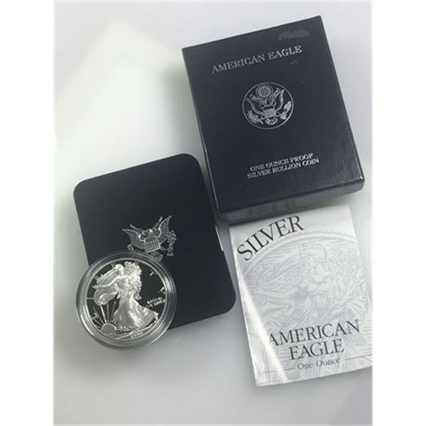 1999-P Proof Silver Eagle in OGP