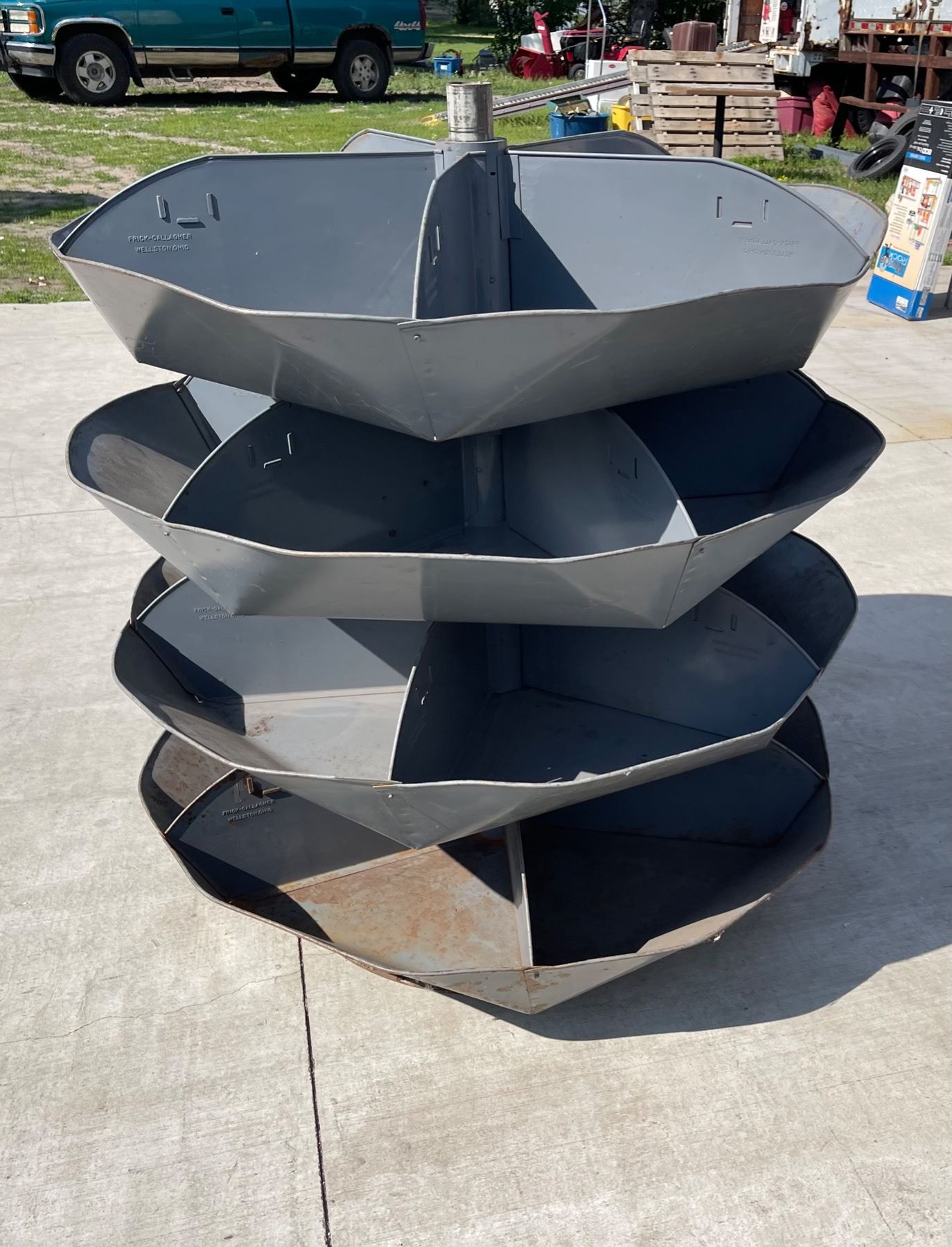 INDUSTRIAL ROTATING STORAGE BIN BY FRICK-GALLAGHER