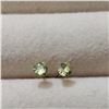 Image 1 : 10K YELLOW GOLD PERIDOT EARRINGS