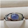 Image 1 : SILVER TANZANITE(1.7CT) RING (~SIZE 10)