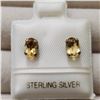 Image 1 : SILVER CITRINE  EARRINGS, MADE IN CANADA