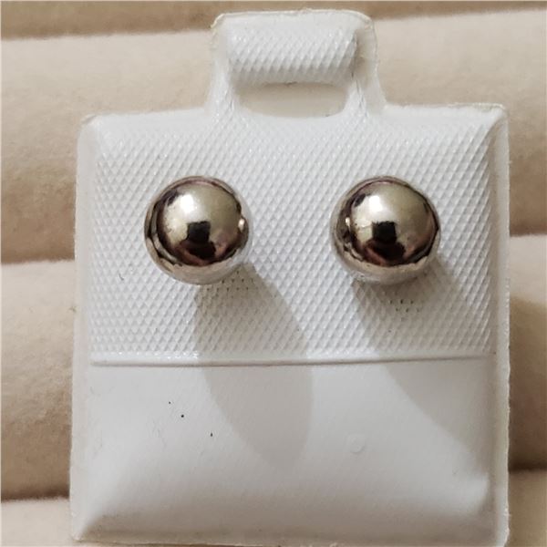 SILVER FRESH WATER PEARL REVERSIBLE EARRINGS