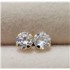 Image 1 : 14K YELLOW GOLD CUBIC ZIRCONIA EARRINGS