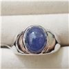 Image 1 : SILVER TANZANITE(4.2CT) RING (~SIZE 9)