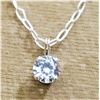 Image 1 : SILVER CZ 16" NECKLACE