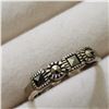 Image 2 : SILVER MARCASITE RING (~SIZE 6.5)